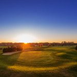 Niitvälja Golf Course during sunset on 20171018, Niitvälja, Estonia. Photo Joosep Martinson/www.joosepmartinson.com