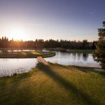 Niitvälja Golf Course during sunset on 20180501, Niitvälja, Estonia. Photo Joosep Martinson/www.joosepmartinson.com