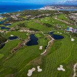 OBIDOS, PORTUGAL - SEPTEMBER 14: An aerial view of the Royal Obidos Spa & Golf Resort is seen prior to the Open de Portugal at Royal Obidos 2022 at Royal Obidos Spa & Golf Resort on September 14, 2022 in Obidos, Portugal. (Photo by Octavio Passos/Getty Images)